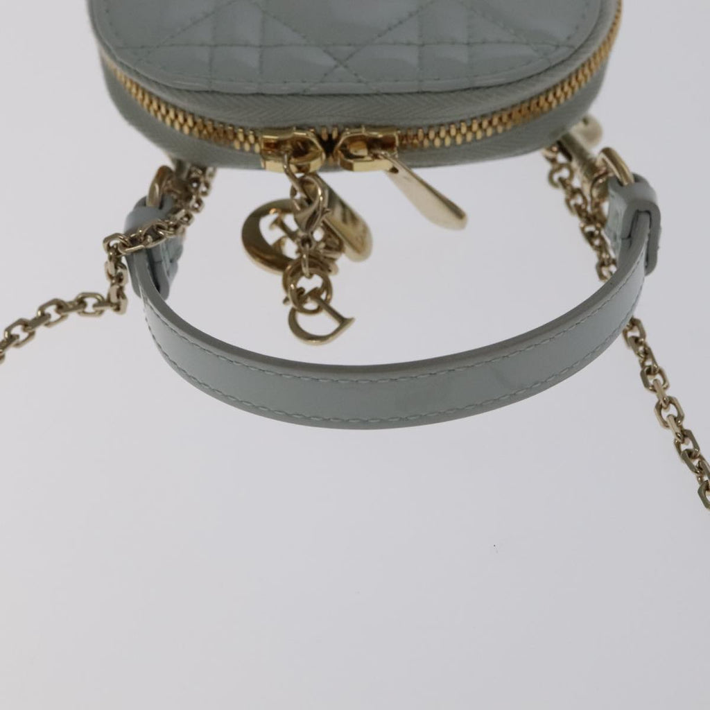 Dior Lady Dior  Patent Leather Shoulder Bag (Pre-Owned)