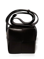 Bottega Veneta Cube Mini Cross Bag Dark Brown