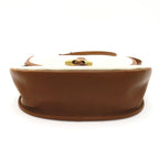 Saint Laurent Her Bag Holder Bag Cotton Leather  Beige/Brown/Natural/Brown