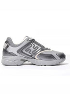 Fendi Faster Trainer Low Top Sneakers Grey
