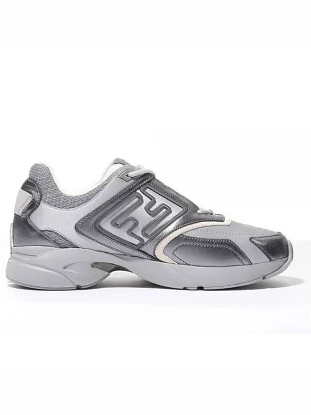 Fendi Faster Trainer Low Top Sneakers Grey