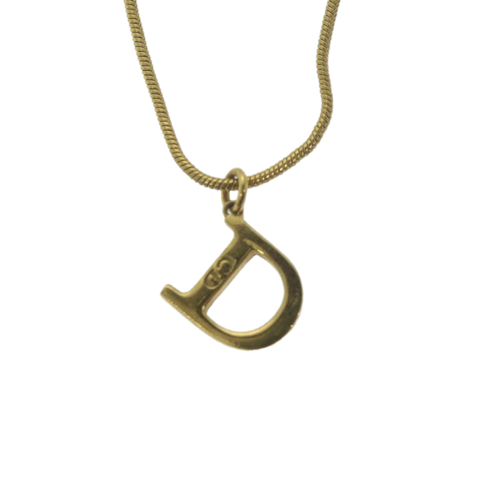 Dior D  Metal Necklace Jewelry (Pre-Owned)