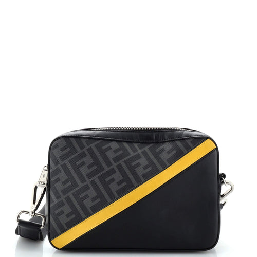 FENDI Camera Case Bag Zucca Coated Canvas and Leather Small