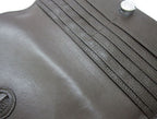 Hermes Wallet H2003 Ladies Cow Leather Coffee