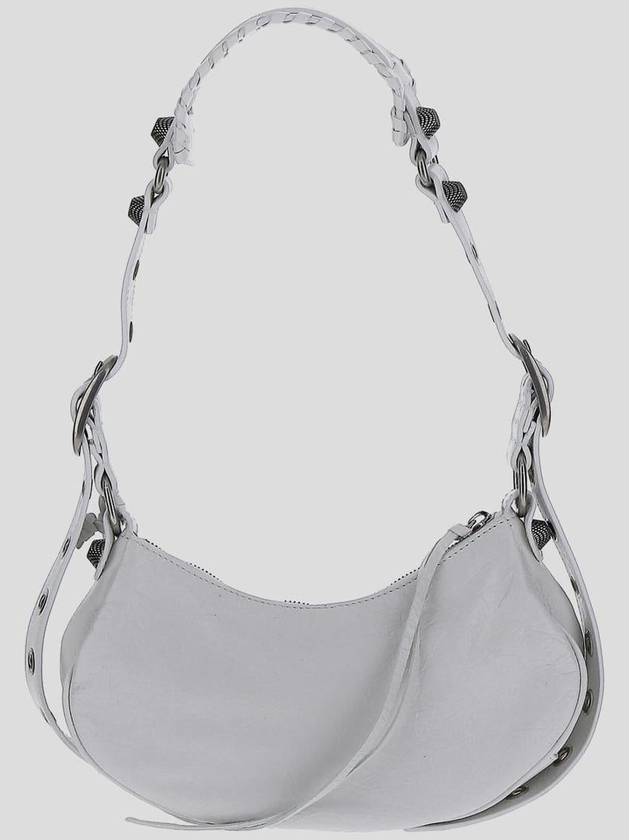Balenciaga Le Cagole XS Lambskin Shoulder Bag White