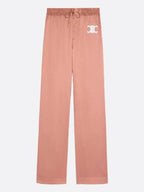 CELINE Triomphe Patch Athletic Track Pants Pink