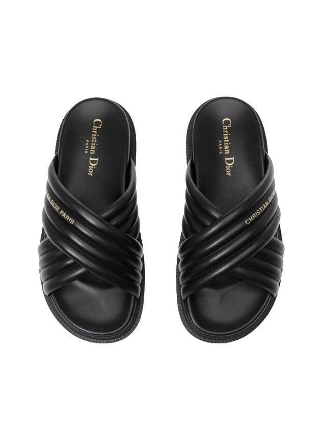 D-Cross Slippers Black Dior