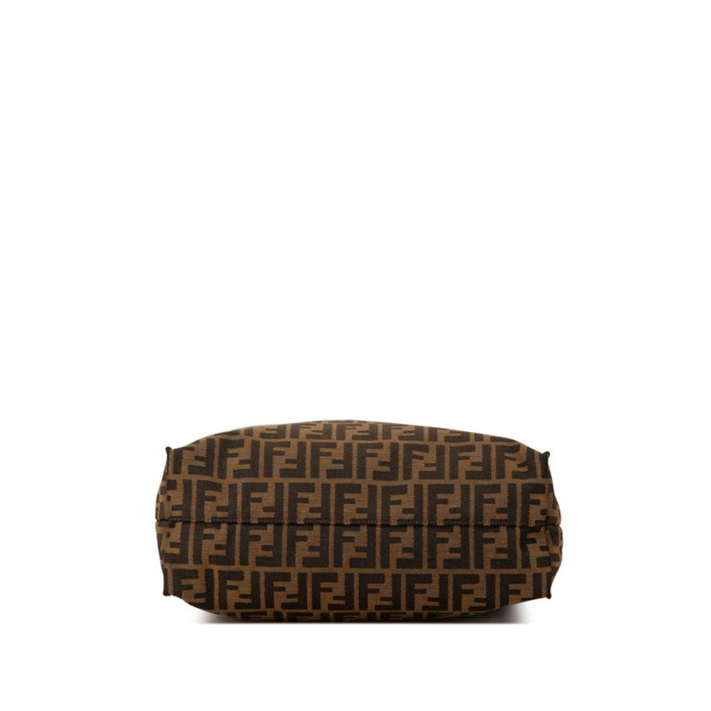 Fendi Zucca  Leather Canvas Handbag Tote Bag ()