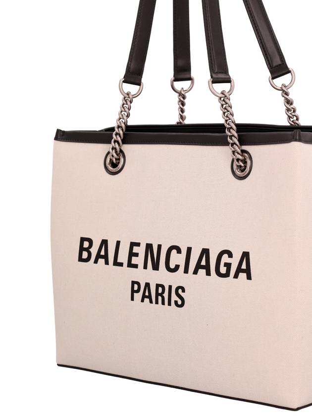 Balenciaga Duty Free Canvas Tote Bag White