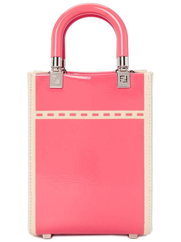 Fendi Sunshine Shopper Small Tote Bag Pink