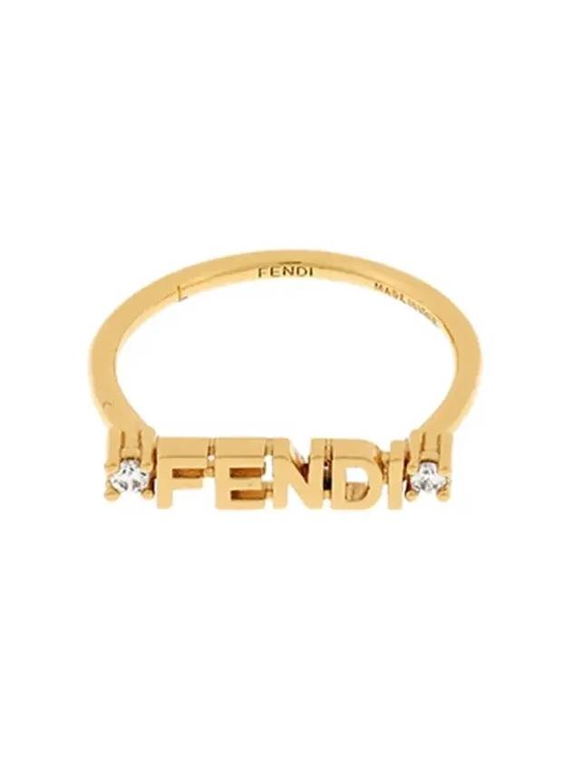 Fendi Signature Ring Gold