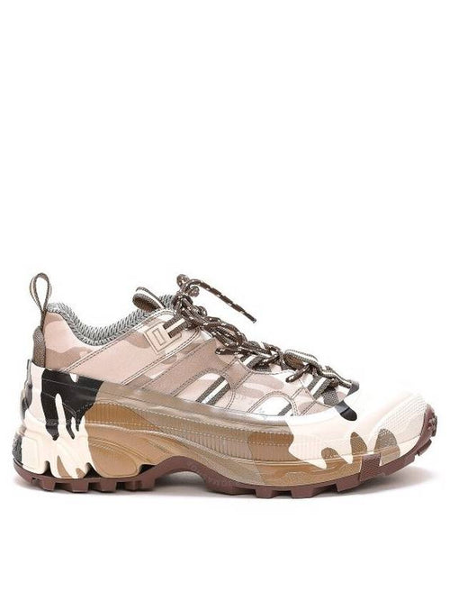 Burberry Burberry Arthur Camouflage Print Grip Strap Nylon Low Top Sneakers Brand Size 41 US Size 8