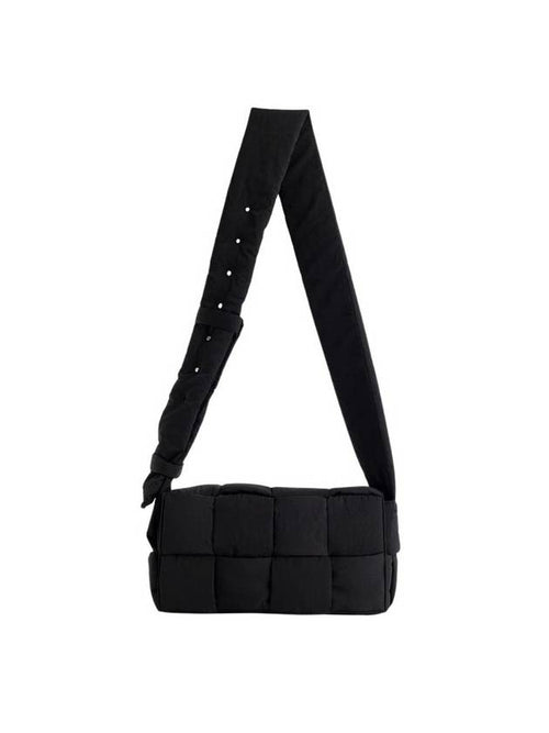 Bottega Veneta Padded Tech Cassette Cross Bag Black