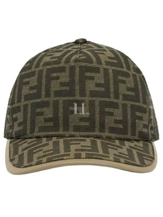Fendi FF Monogram Ball Cap Brown