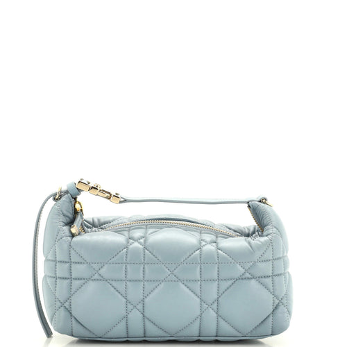 Dior DiorTravel Nomad Pouch Macrocannage Quilt Calfskin Medium