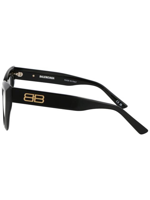 Balenciaga sunglasses BB0238O 001 001 BLACK BLACK TRANSPARENT