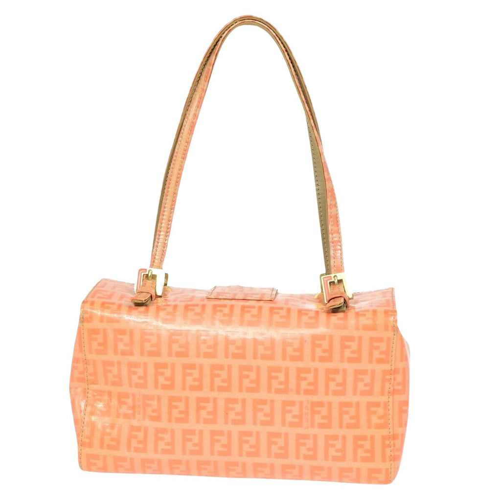 Fendi Ff  Canvas Shoulder Bag ()