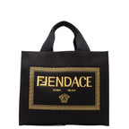 Fendi  yellow Canvas Shoulder Bag Tote Bag ()