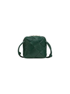 Bottega Veneta Cassette Intrecciato Mini Shoulder Bag Emerald Green