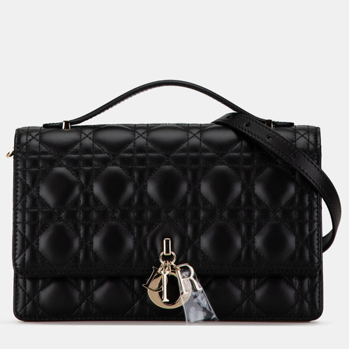 Dior Lambskin Cannage My Top Handle Bag