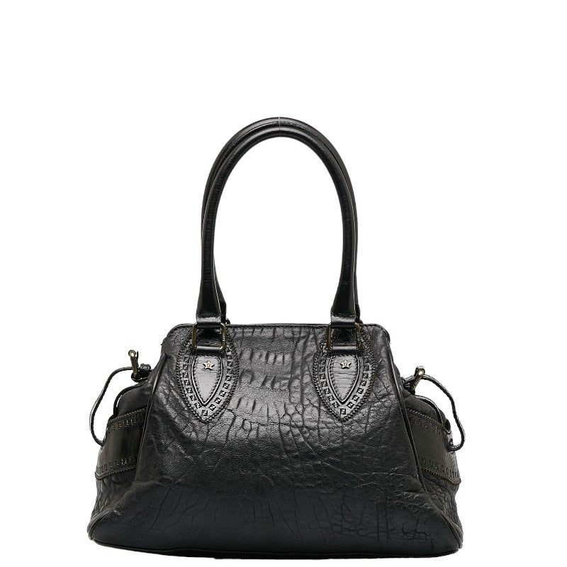Fendi ethnic crocodile handbag bag 8BN157 brown leather ladies Fendi