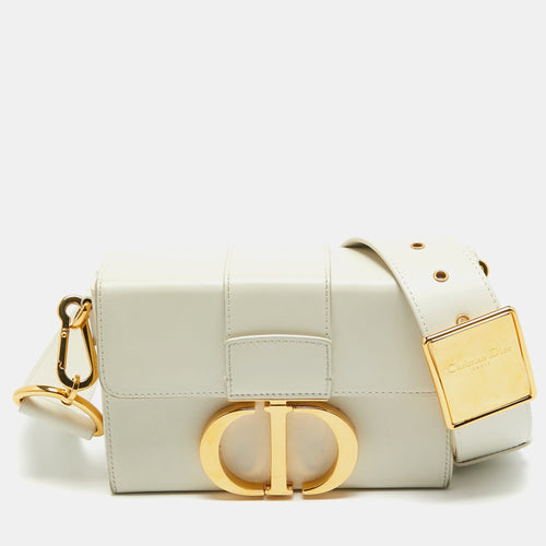 Dior Off White Leather 30 Montaigne Box Bag