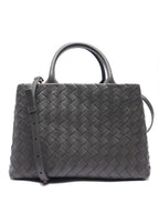 Bottega Veneta Intrecciato Rome Tote Bag Grey