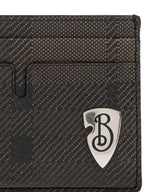 Burberry B Shield Card Wallet Slate