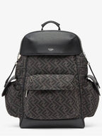 Fendi Drive FF Logo Backpack Black