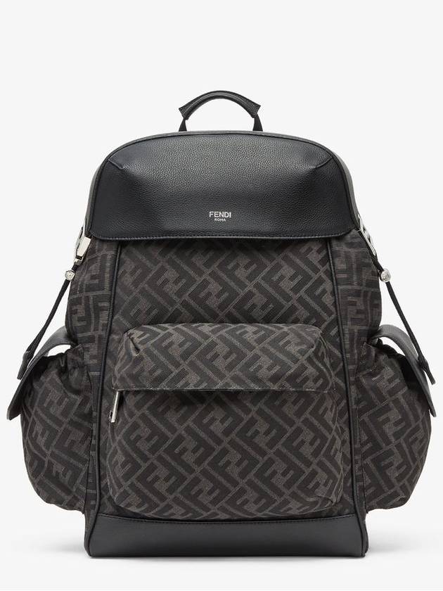 Fendi Drive FF Logo Backpack Black
