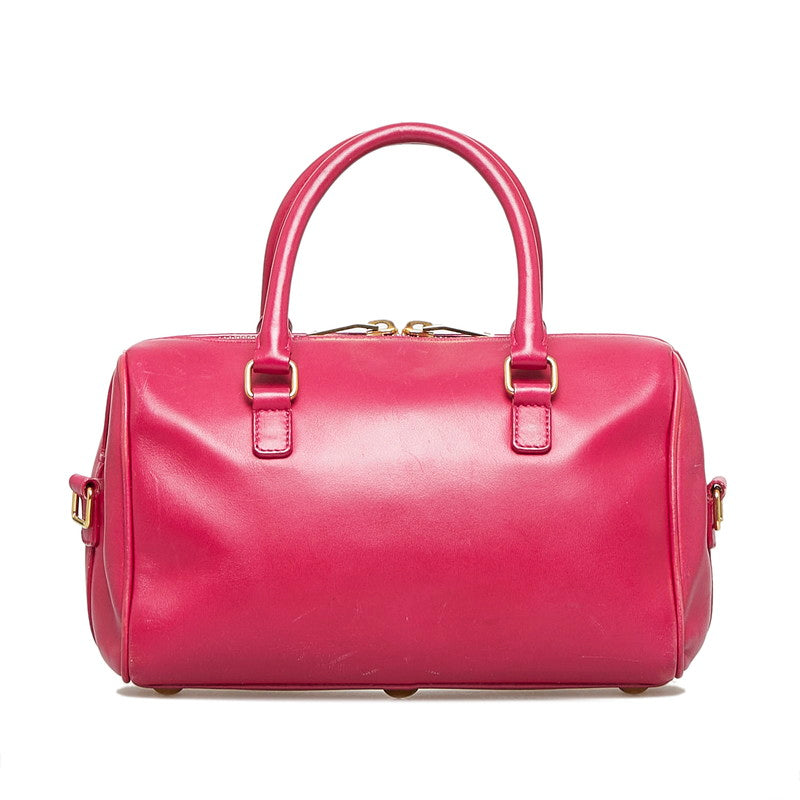 Saint Laurent Duffle Bag in Calf Leather Pink 330958