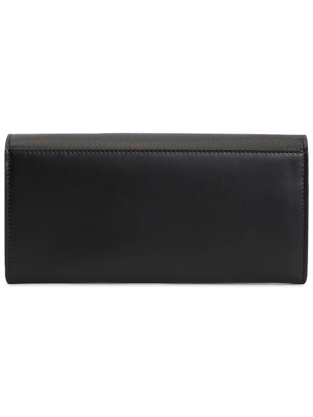Fendi FF Diamond Continental Chain Long Wallet Black