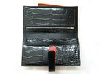 Hermes Wallet H1115 Ladies Wallet Black