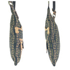 Fendi Zucca Canvas Flat Messenger Bag - '10s