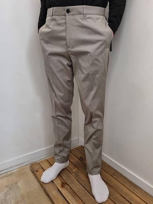 Homme Gabardine Chino Slacks Beige Dior