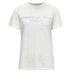 Dior MMXX Together Apart Print Washed Cotton Linen Sleeve Tshirt