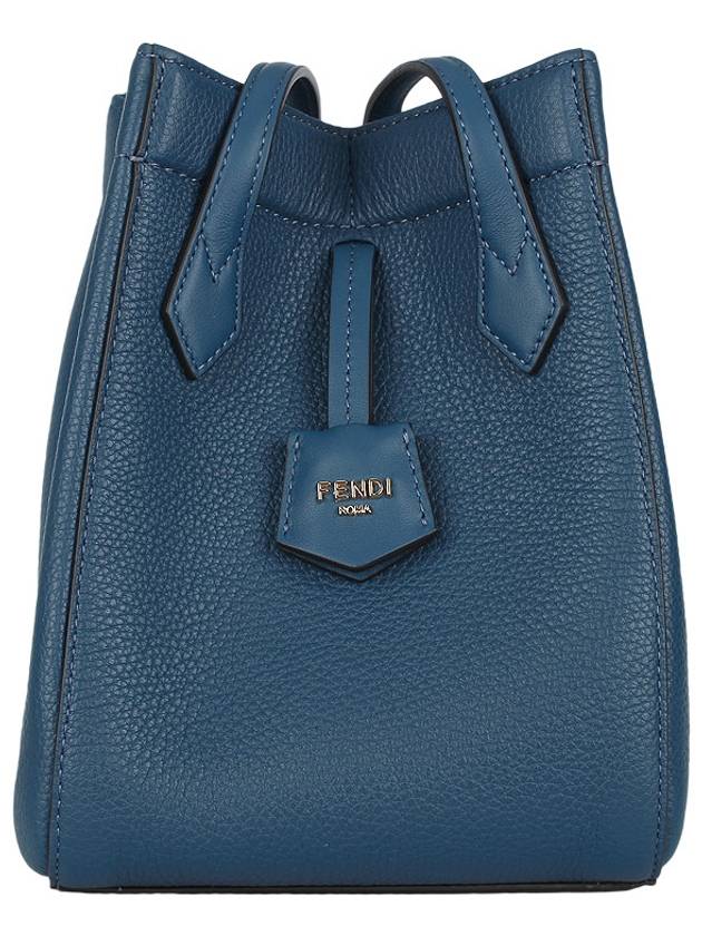 Fendi Origami Mini Bucket Bag Blue