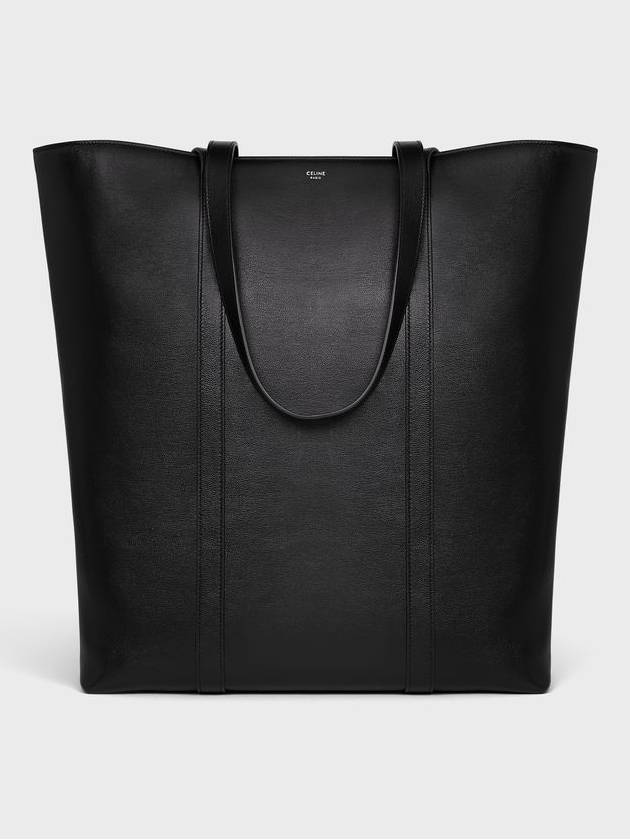 CELINE Museum Smooth Calfskin Tote Bag Black