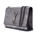 SAINT LAURENT Magnetic Lock Chain Shoulder Leather Silver (Silver G)  Shoulder Bag  Back ( Delivery) Ladies' Shoulder  Online