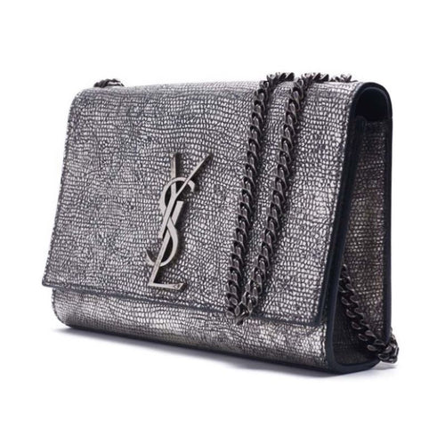 SAINT LAURENT Magnetic Lock Chain Shoulder Leather Silver (Silver G)  Shoulder Bag  Back ( Delivery) Ladies' Shoulder  Online