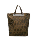 Fendi Brown Zucca Tote Handbag