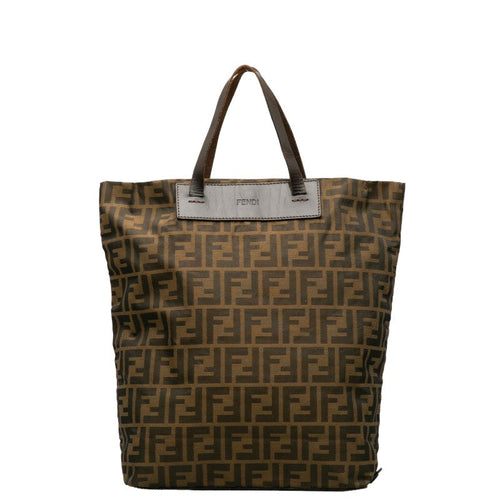 Fendi Brown Zucca Tote Handbag