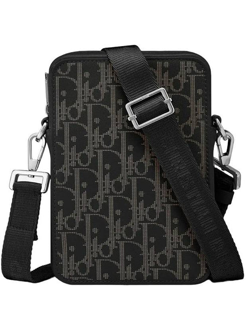 Homme Oblique World Tour Messenger Bag Black Dior