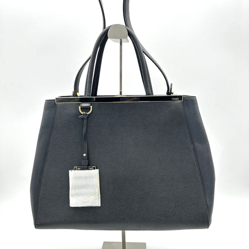Fendi FENDI Shoulder Bag Handbag Toujour Leather Black Women's LA5462