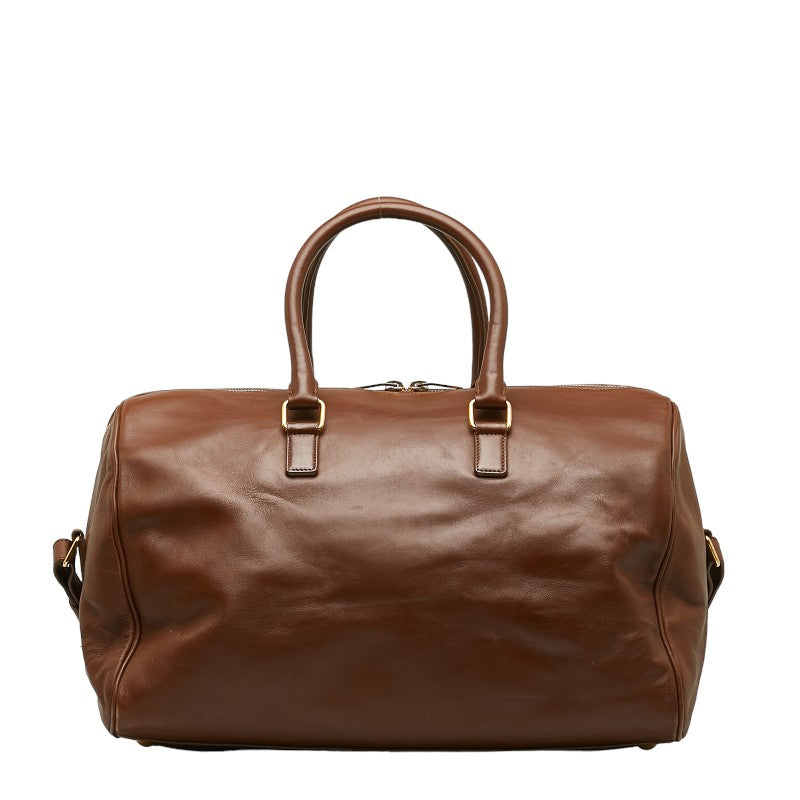 Saint Laurent 322050 Shoulder Bag Leather Brown