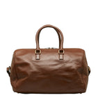 Saint Laurent 322050 Shoulder Bag Leather Brown