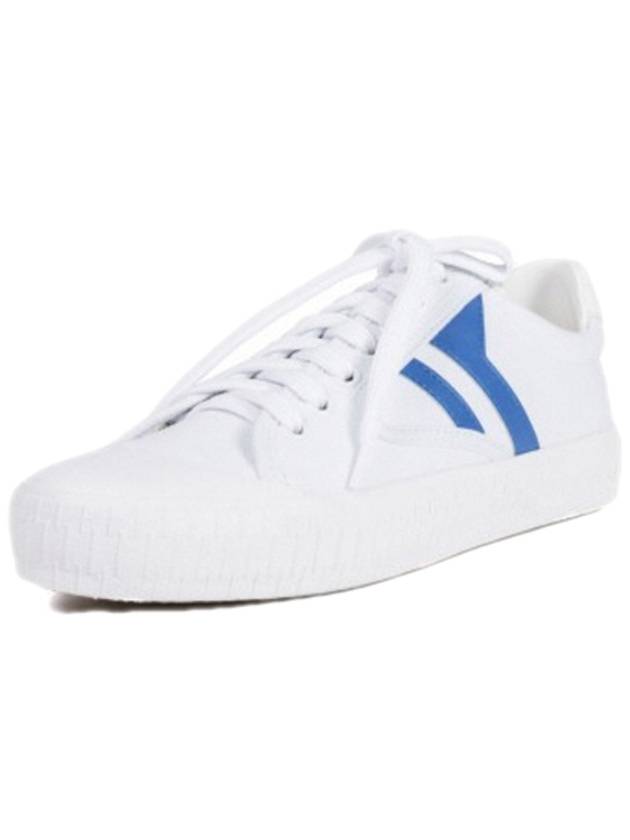 CELINE Plimsoll Canvas Low Top Sneakers Blue White
