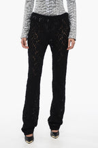 Chloe Embroidered Pants with Flared Leg