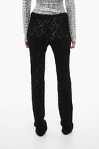 Chloe Embroidered Pants with Flared Leg