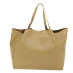 CELINE Shoulder Bag Leather Beige  ep1109